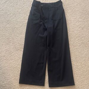 Maeve Midnight Black Trousers Anthropologie